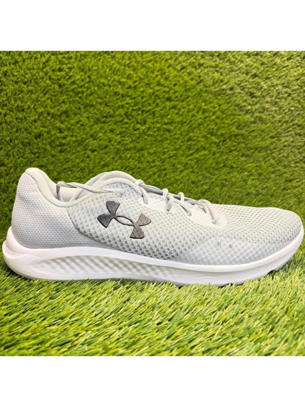 Under Armour Charged Pursuit 3 Mens Size 14 Gray Athletic Running Shoes Sneakers